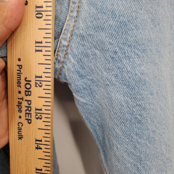 Zara High Waisted Distressed Jeans Denim Pants Women Size US 2 Raw Hem Cotton - Picture 10 of 14